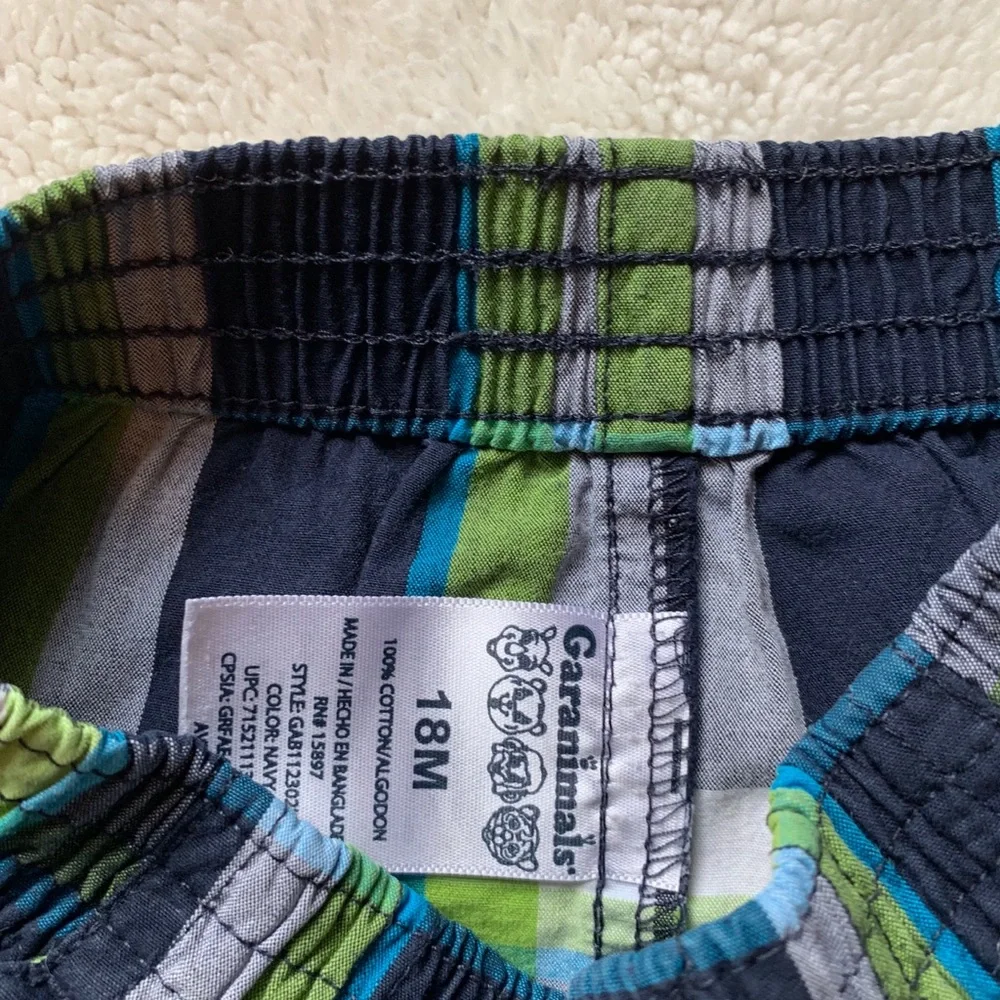 Little Me Garanimals Boys Tank Top Shorts Outfit Size 18M
